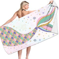 Cheap Price Wholesale Best Quality  Custom Mermaid Plush Women Use Microfiber Beach Towel