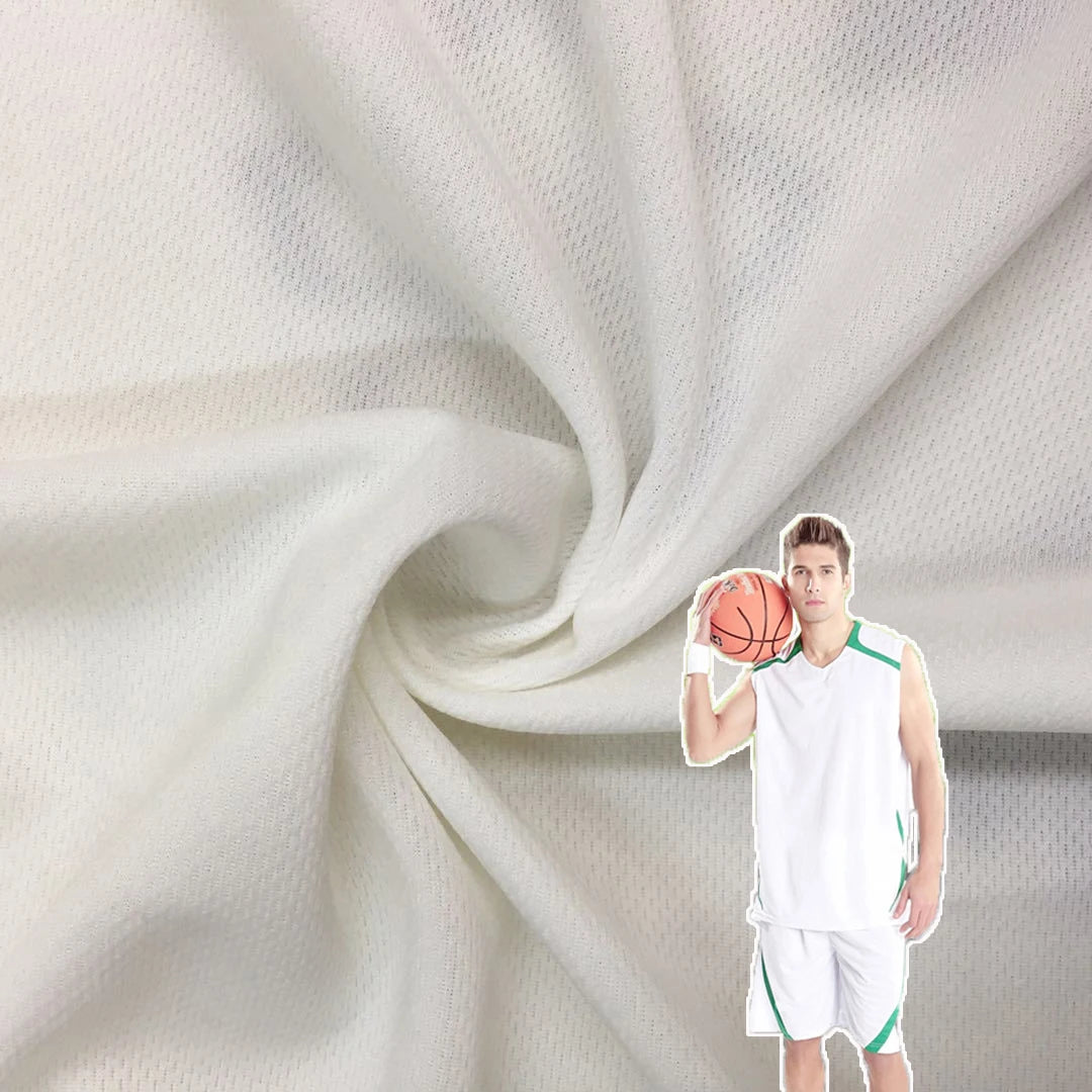 Wholesale 100% Polyester Breathable Custom Jersey Dryfit Sports Fabric for Cycling Clothes Garment