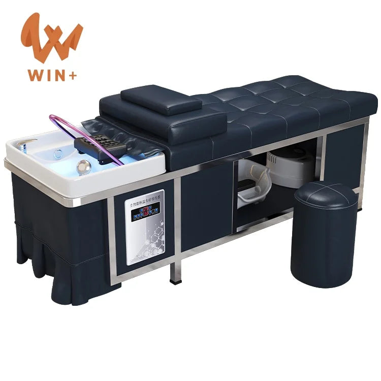 Winplus Head Washing Hair Spa Beauty Salon Hair Washing Chair Japanese Head Spa Shampoo Bed Thai Massage Table for Barber Shop