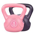 Multi-color Cute Kettlebell Cast Iron Cement Kettle Bell Vinyl Rubber 2 4 6 8KG Kettlebell Dumbbell Barbell
