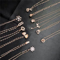 Classic Design Ins Creative Pendant Necklace for Woman Titanium Steel Woman Necklace Luxury Jewelry Female Top Quality