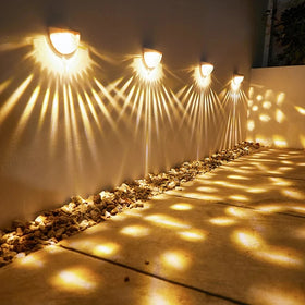 Factory Outlet Energy Saving LED Solar Energy Lamp Outdoor Wall Lamp Garden Courtyard Waterproof Decorative Lamp