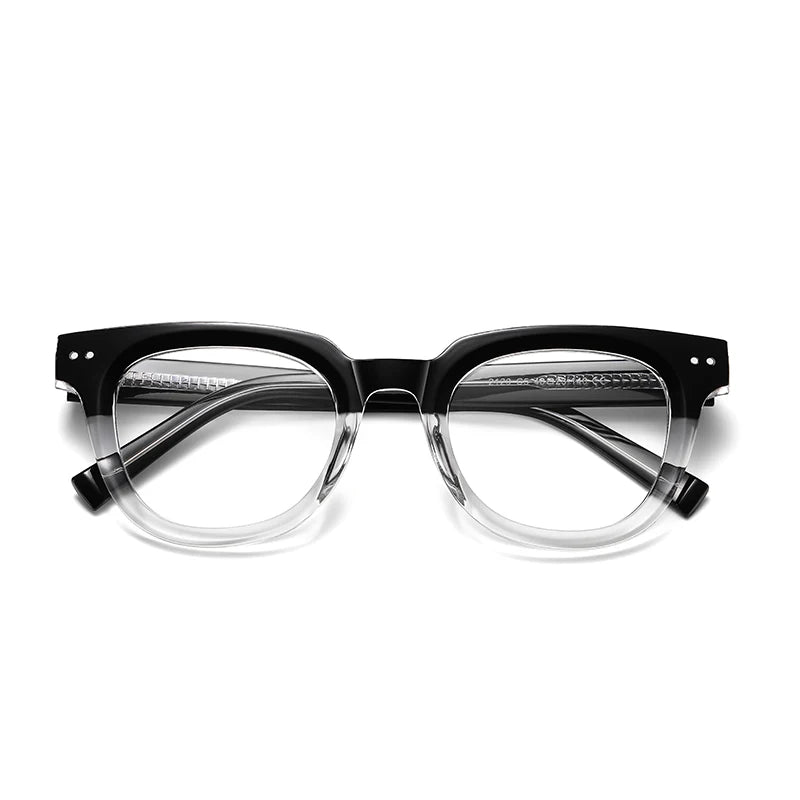 Retro TR90 Anti Blue Light Optical Eyewear Frames Vintage Eyewear Frame CP Temple Rectangle Spectacle for Women Men Custom Logo