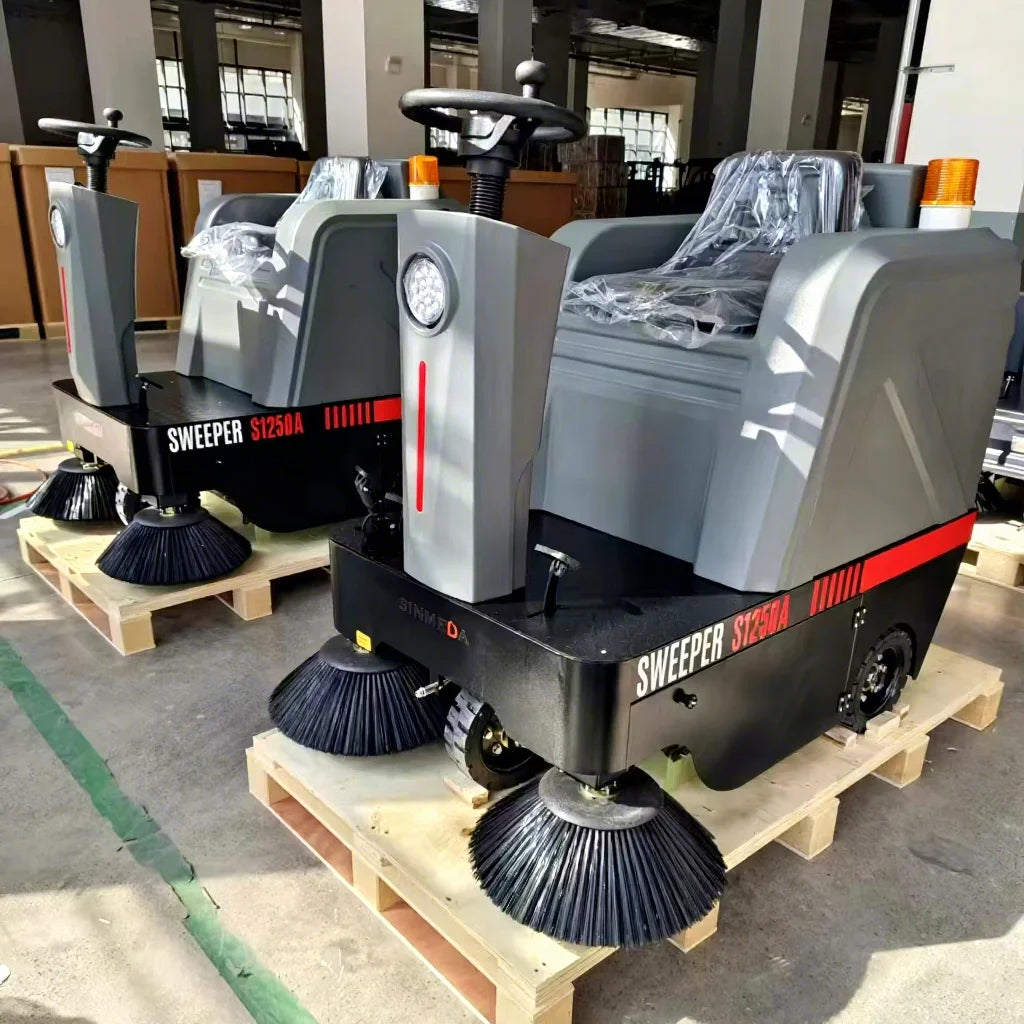 OEM S1250A Commercial Ride-on Electric Street Vacuum Sweeper China's Best Quality Brand New Condition