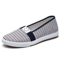 Hot Sale Multicolor Cheap Comfortable PVC Sole Female Loafers Canvas Women slip on Shoes