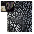 Custom Patterns Silver Printed Night Vision Sewing Fashion t Shirt Black by the Yard Reflective Nylon Polyester Elastic Fabric