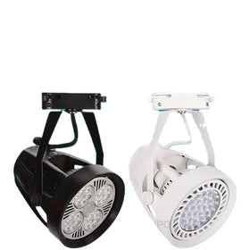 LED Magnetic Track Light Fixture E27 40W Ceiling Rail Lamp Adjustable Spotlights Home Office Modern Anti-Glare COB 220V