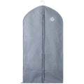 Grey Non-woven Garment Bag Foldable Hanging Clothes Storage Bag for Travel Moving Suit Cover with Pocket Suit Bag