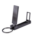 2 in 1 Multifunctional Phone Holder Keychain Student Desk Backpack Hook Table Bag Holder Hanger Custom logo Metal Key Chain Hook