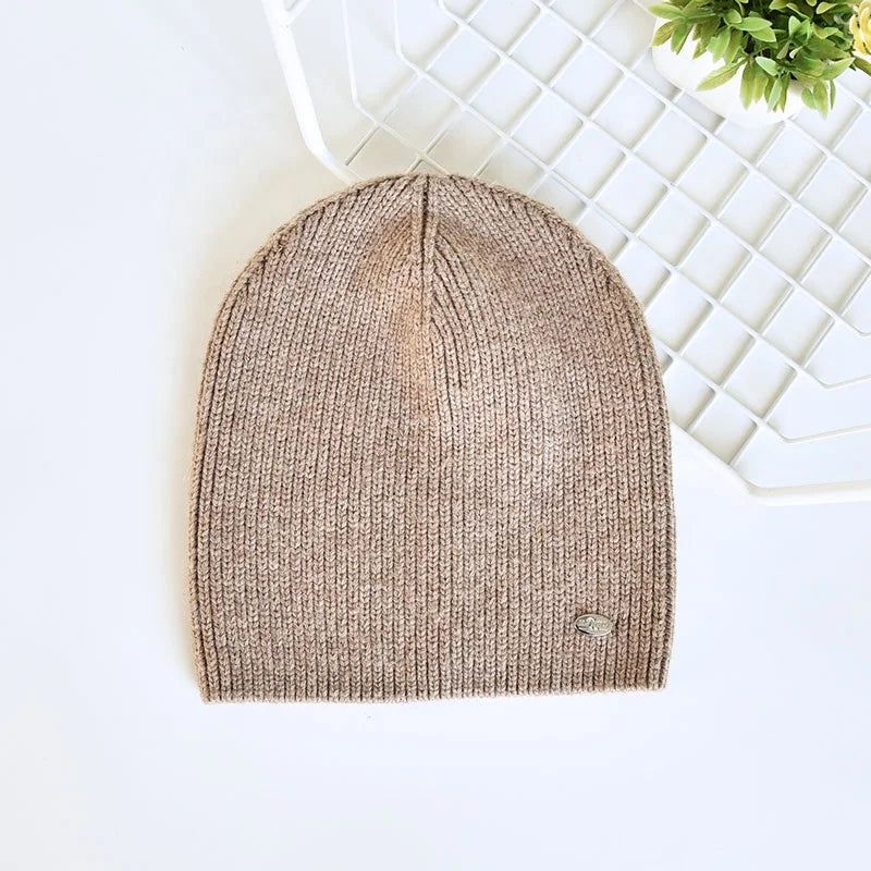 Unisex Winter Knitted Beanie Hats Custom Warm Wool High Elastic Casual Cable Beanies for Women Wholesale