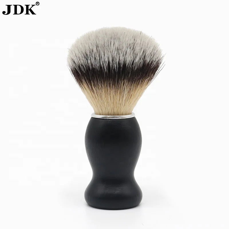 JDK Professional Hair Salon Shaving Brush for Men Luxury New Arrival Wood Hand Tool with Synthetic Hair