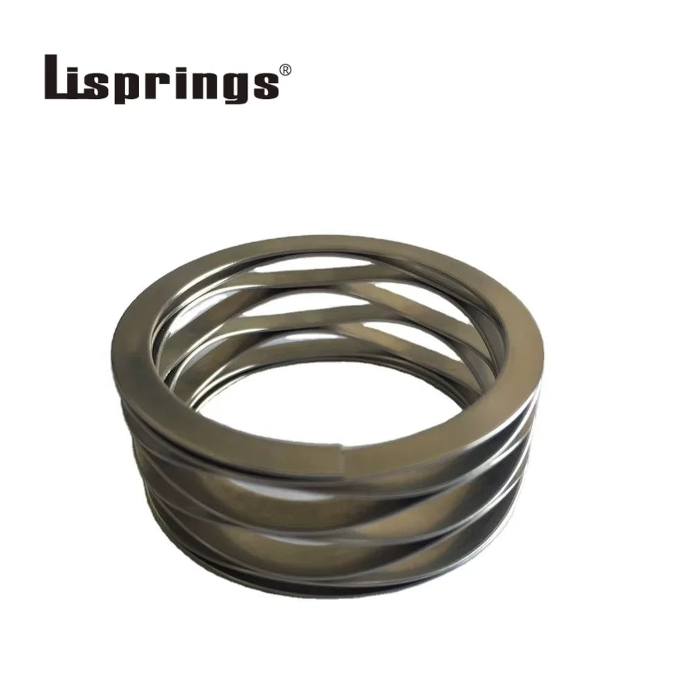 Multi-turn Wave Springs Wavy Compression Springs with Plain Ends OD40mm Steel Automotive Use MegaBDM