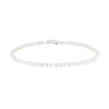 925 Sterling Silver Natural Pearl Necklace Irregular Fresh Water Pearl Neck Chain for Women Elegent Fashion Jewelry Gift BSN272