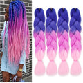 Wholesale Synthetic Hair 3 Tone Super Jumbo Hair Braids Yaki Texture Ombre Ultra Expression Braiding Hair Jumbo