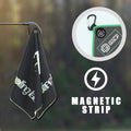 Factory Supplied Ultra Absorbent Custom Embroidery Logo Microfiber Waffle Golf Towel With Iron Hook Sports Towel