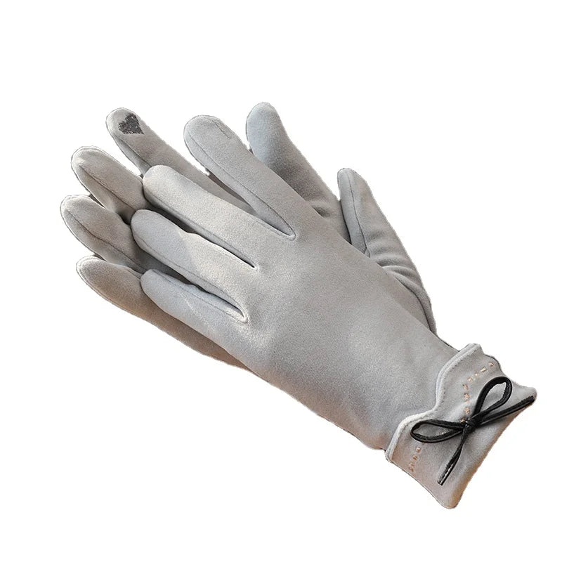 Soft Comfortable Thermal Spring Gloves Outdoor Hand Wear Thin Gloves