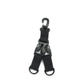 Outdoor Multifunctional Double-disassembly Carabiner Backpack D-type Quick-hanging Tactical Nylon Webbing Hanging Keychain