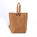 Eco-friendly Natural Wood Tote Portugal Cork Handbags Flannelette Bag Cork Shopping Bag Waterproof Makeup Bag