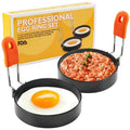 2-in-1 Function Omelette Maker Round Omelette Maker Round Handheld Omelette Maker Egg & Pancake Rings