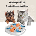 Eco-friendly Plastic Busy Tray Toy for Cats Dogs Cross-Border Educational Pet Food Leakage Toy Strengthens Physically Passes