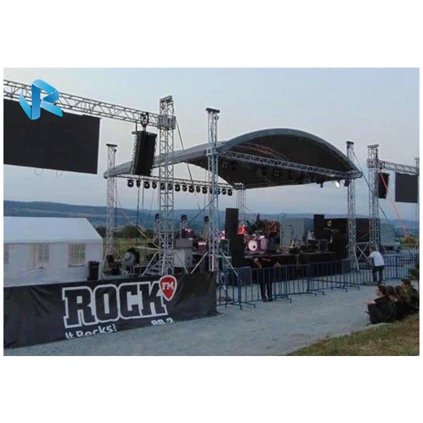 Roof Truss System with Stage for Outdoor Events