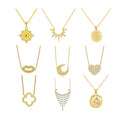 Fashion Gold Plated 925 Silver Jewelry Necklace