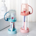 Hot Sale Creative Eco-Friendly Modern Plastic Toothbrush & Toothpaste Holder for Bathroom Supplies Dorm Hotel Use for Students