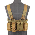Mens Adjustable Molle Outdoor Camouflage New Style Magazine Pouches Survival Tactical Chest Rig Vest