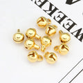 Stainless Steel Hollow Bell Ornament Pendant Diy Gift Wind Chimes Small Hanging Accessories Fashion Personality Gold