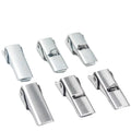 Premium Adjustable Stamped Stainless Steel Heavy Duty Spring Loaded Toggle Draw Latch for Cabinets Boxes & Tool Chests