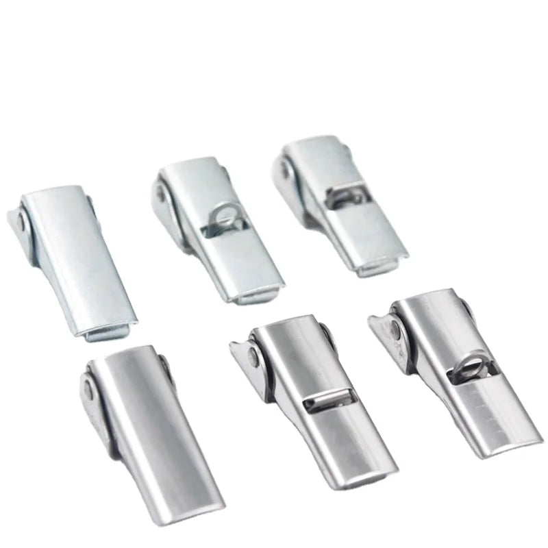 Premium Adjustable Stamped Stainless Steel Heavy Duty Spring Loaded Toggle Draw Latch for Cabinets Boxes & Tool Chests