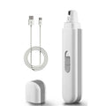 2025 Hot Sale Rechargeable Plastic Pet Nail Trimmer Grinder Washable and Charge-Powered