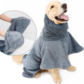 Wholesale OEM ODM Pet Dry Towel Dog Bathrobe Microfiber Ultra Absorbent Dog Bathrobe