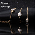 Starsgem Foot Jewelry 9K 10K 14K 18K Solid Gold Lab Grown Diamond Anklets MegaBDM