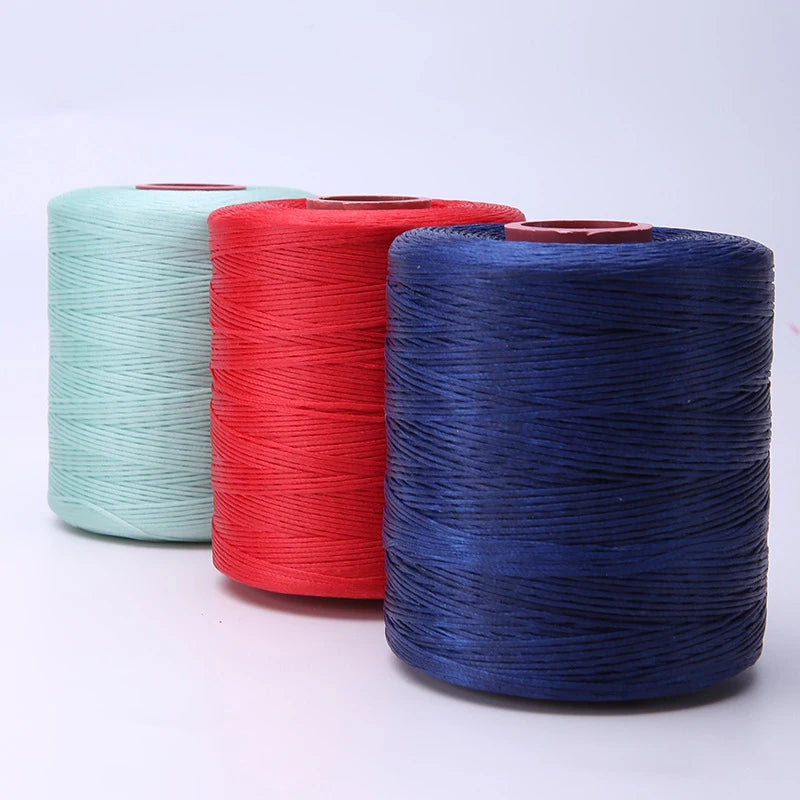 0.8mm Sofa Hand Sewn Thread 240 Color Large Roll 680 Meters South American Braided Cord 210D Flat Bags Garments