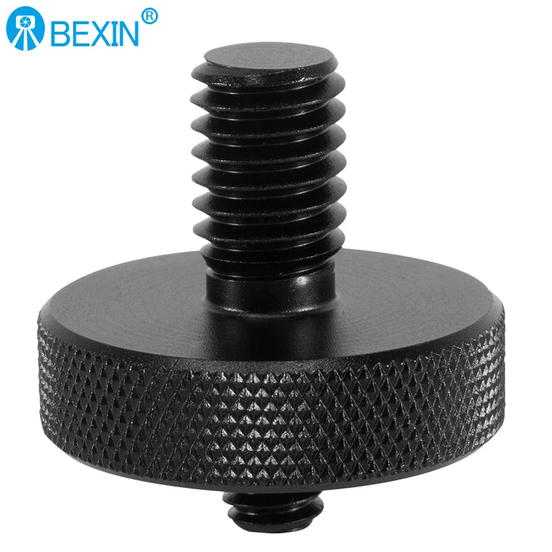BEXIN SLR Camera Tripod Monopod Adapter 1/4 Male 3/8 Female Aluminum Alloy Conversion Screw Ball Head Adapter Screw Adapter