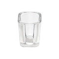 High Quality square 70ml Glass Candle Cup for Home Aromatherapy