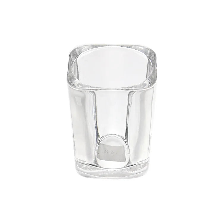 High Quality square 70ml Glass Candle Cup for Home Aromatherapy