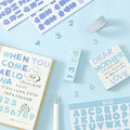 Capital Letter Number Stickers Book Mark Gift Candy Color Lowercase Letter Sticker Decorative Sticker