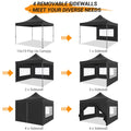 Outdoor Awning Commercial Four-legged Night Market Tent Stand Ground Folding Winter Garden Tents With Wall Sides