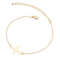 New Style  Stainless Steel Aircraft Chain Women Plane Necklace Couple Bracelet Airplane Pendant Necklace Jewelry