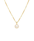 Wholesale Minimalist Simple Collar De Perlas 925 Sterling Silver Pearl Necklace