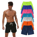 13 Colors  100% Polyester Men Summer Solid Color Beachwear Inside Mesh Wholesale Trunk Men's Swim Shorts
