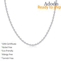 Custom Fine Jewelry 925 Sterling Silver D-VVS Diamond Moissanite Tennis Chain Necklace Wholesale Hip Hop Jewelry Necklace Women