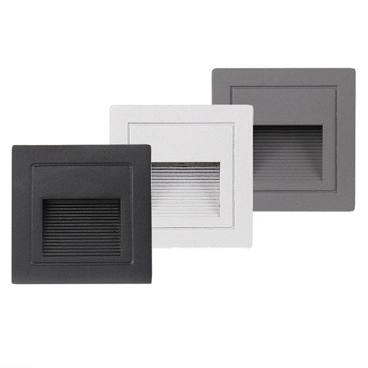 LED Embedded Outdoor Waterproof Aluminum Ladder Lamp Wall Corner and Platform Step Light Kick Staircase Kick Light
