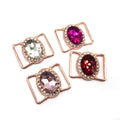 Rhinestone Connector Sew on Swimsuits Apparel Sewing Bikini Connector for DIY Beauty Bikinis Accessories