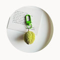 Cute Lemon Grape Keychain 3D Lemon Fruit Shape Keyring Women Girls Bag Pendant Doll Car Key Holder Charms Toys Gift