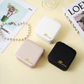 A1 Hot Style Travel Leather Potable Storage Necklace Packaging Boxes Display Ring Pendant Earring Jewelry Organizers case