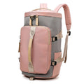 Custom Logo Fashion Travel Duffel Bag Zipper Closure Durable Polyester Large Capacity Multifunctional Portable Unisex Backpack