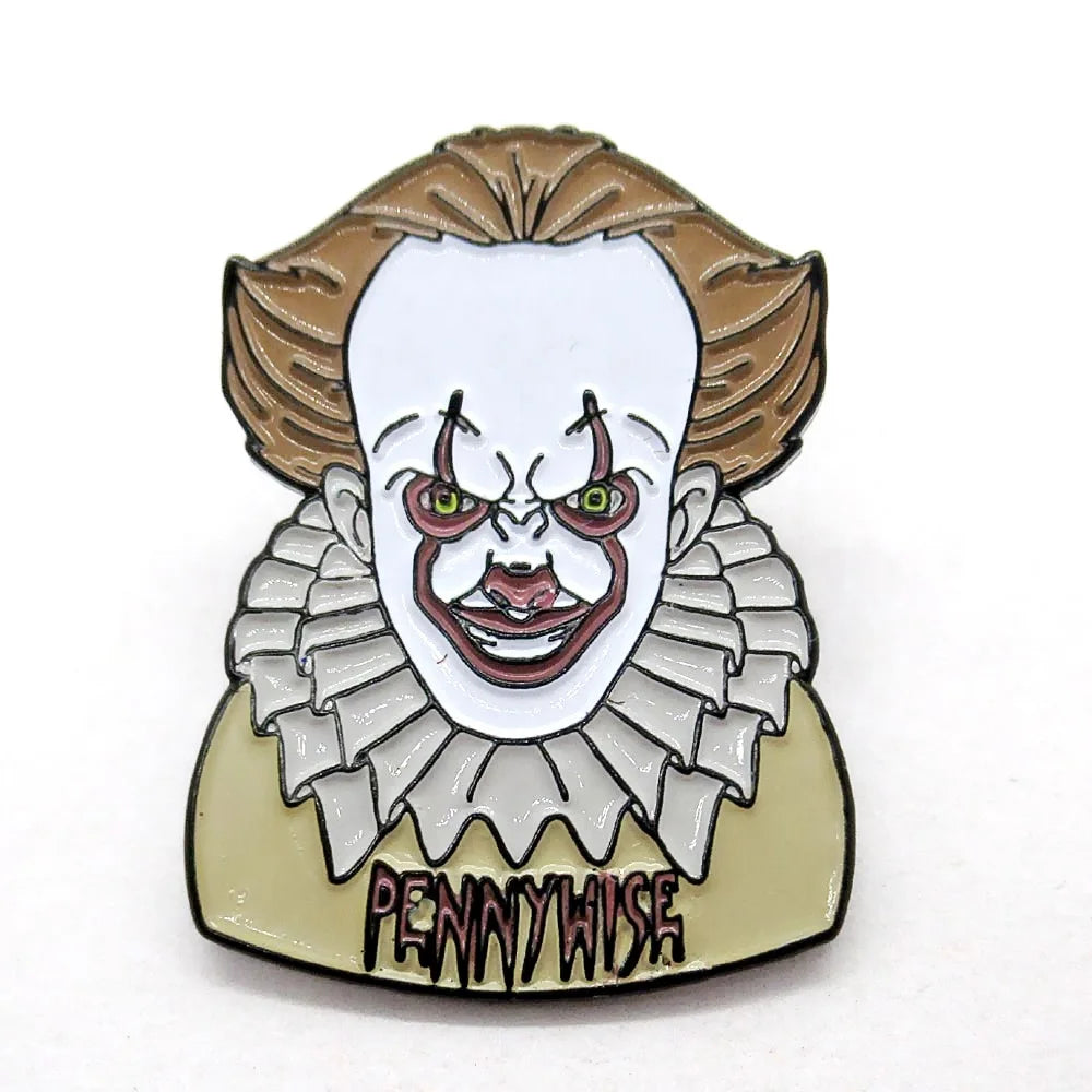 Customized Metal Cartoon Characters Enamel Pin Badge Clown Soft Enamel Trading Pins